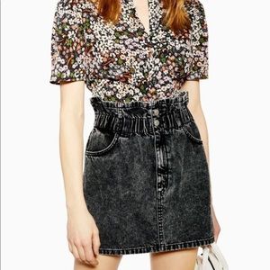 Urban Outfitters Jean Black Skirt